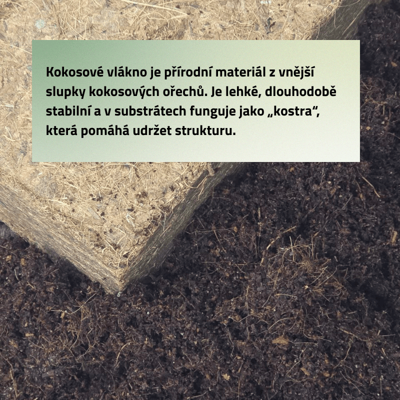 Kokosové vlákno lisované 650 g